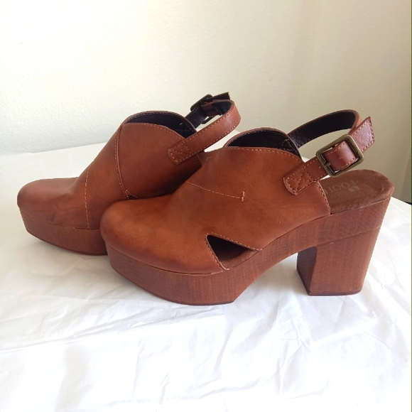 Platform Block Heel Colgs By White Mountain  Thalias Size 9.5 - Picture 3 of 9